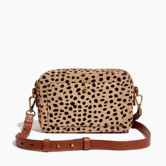 Madewell Handbags - Madewell The Transport Camera Bag Dotted Calf Hair Edition
